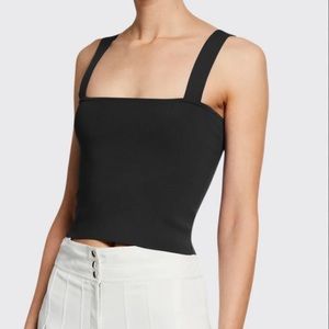 Ramy Brook Fallon Square-Neck Tank in Navy